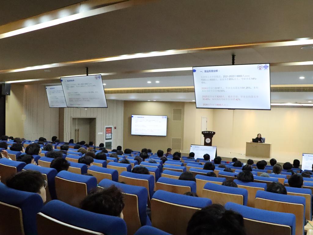 理学院组织开展2026届毕业生就业帮扶启动会暨考研动员大会